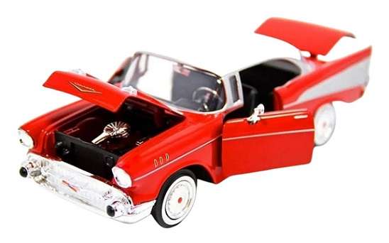 Motormax Motor Max Chevy Chevrolet Bel Air 1957 1/24 scale