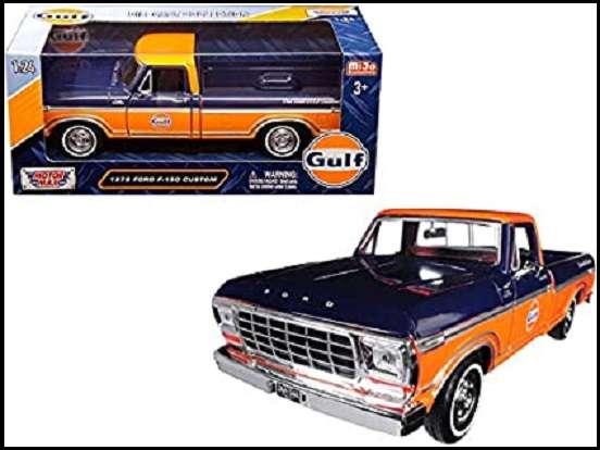 Motormax Motor Max 79652 Ford F 150 F150 Pickup 1979 "Gulf" 1/24 scale