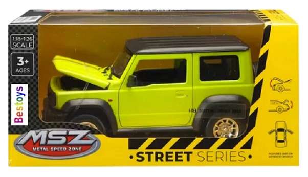 MSZ Metal Speed Zone Suzuki Jimny 2018 1/18 scale