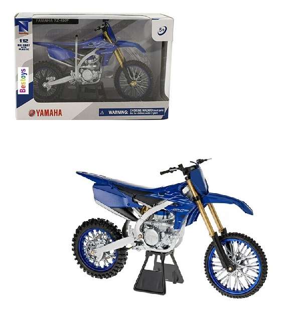 NewRay New Ray Motorcycle Bike Yamaha YZ 450 F 450F Scrambler 1/12 scale