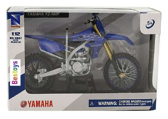NewRay New Ray Motorcycle Bike Yamaha YZ 450 F 450F Scrambler 1/12 scale