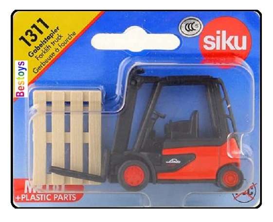 SIKU Diecast Model 1311 Linde Forklift Truck +- 1/55 scale