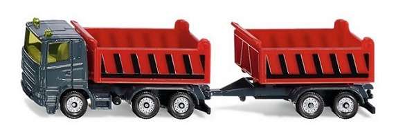 SIKU Diecast Model 1685 Truck & Trailer Tipper set