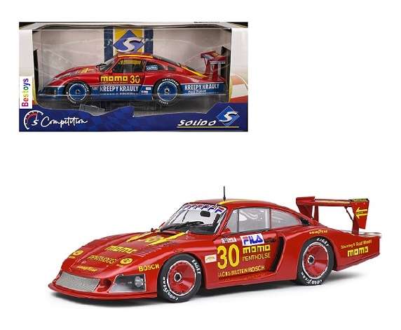 Solido S1805403 Porsche 935 Mobydick DRM 1981 Norisring Moretti No 30 "MOMO" 1/18 scale