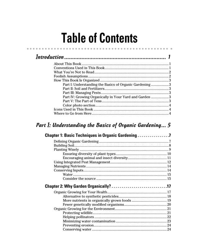 Organic Gardening for Dummies PDF Ebook