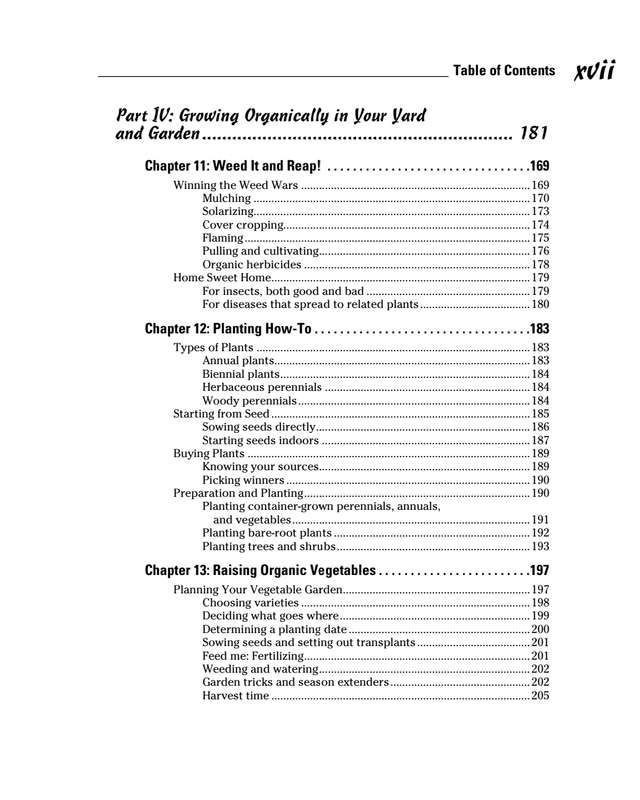 Organic Gardening for Dummies PDF Ebook
