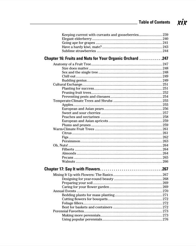 Organic Gardening for Dummies PDF Ebook