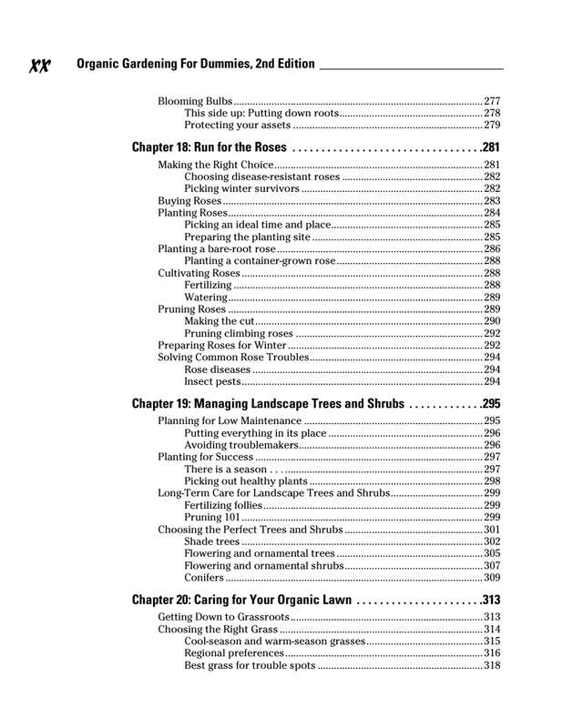 Organic Gardening for Dummies PDF Ebook