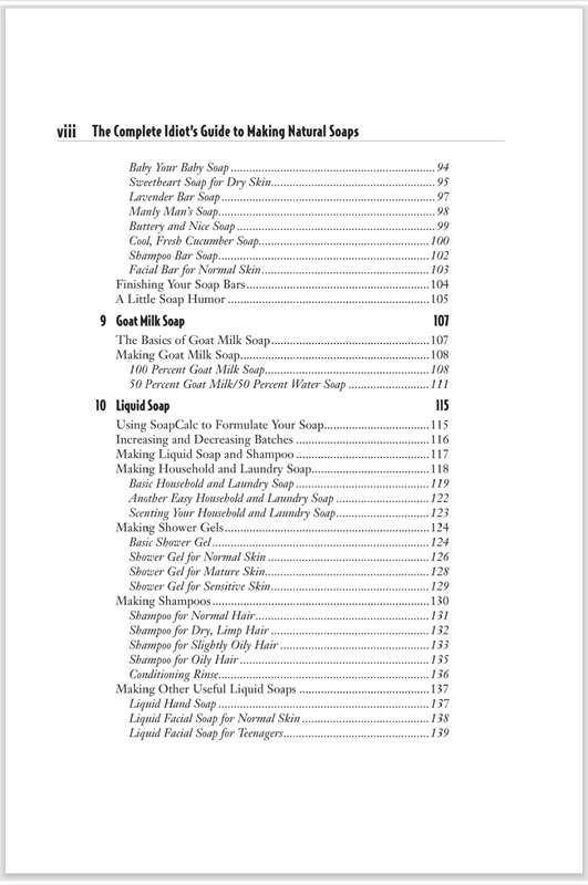 The Complete Idiots Guide to Making Natural Soaps PDF EBOOK
