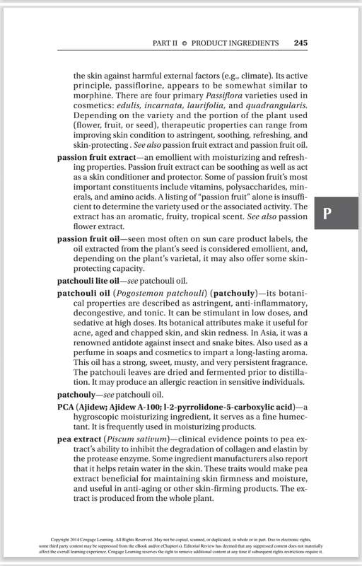 Milady Skincare and Cosmetic Ingredients Dictionary 4th Edition PDF EBOOK