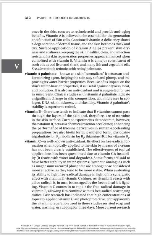 Milady Skincare and Cosmetic Ingredients Dictionary 4th Edition PDF EBOOK