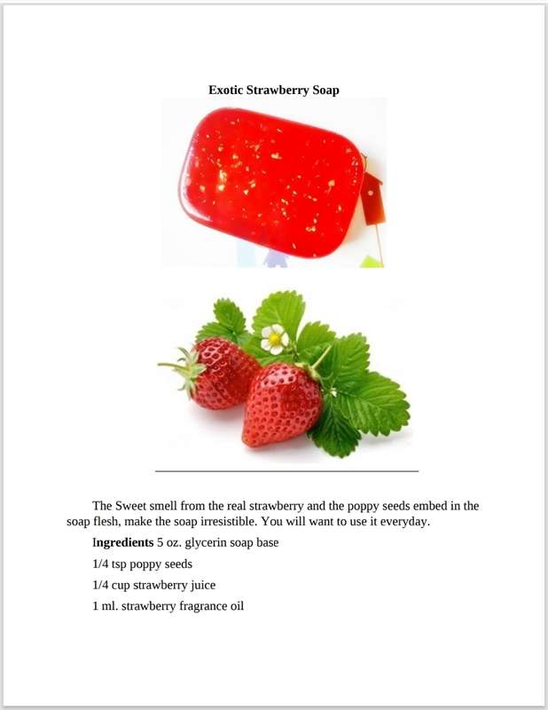 10 DIY Easy Glycerine Soap Recipes PDF EBOOK
