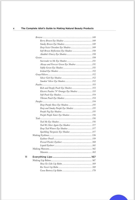 The Complete Idiots Guide to Making Natural Soaps Beauty Products PDF EBOOK