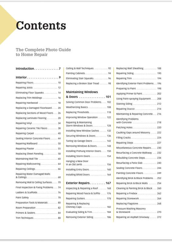 BLACK & DECKER The Complete Photo Guide to Home Repair Projects PDF EBOOK