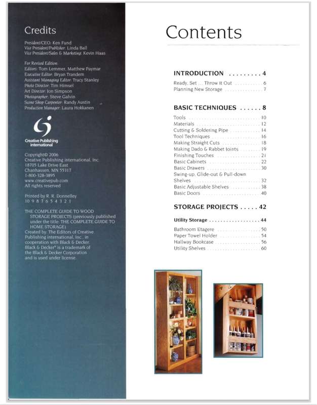 BLACK & DECKER Complete Guide to Wood Storage Projects PDF EBOOK