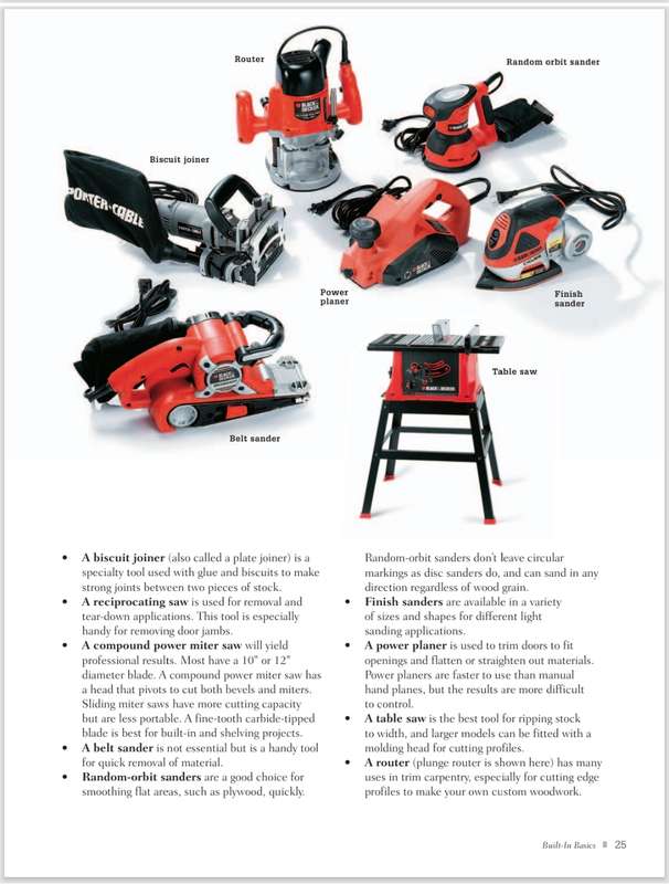 BLACK & DECKER The Complete Guide to Built-ins Wood Storage Projects PDF EBOOK