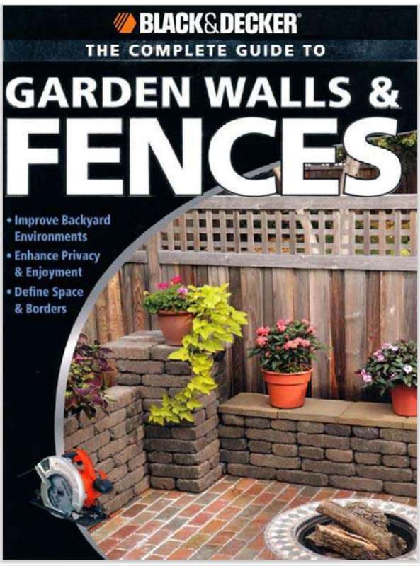 BLACK & DECKER The Complete Guide to Garden Walls & Fences  PDF EBOOK