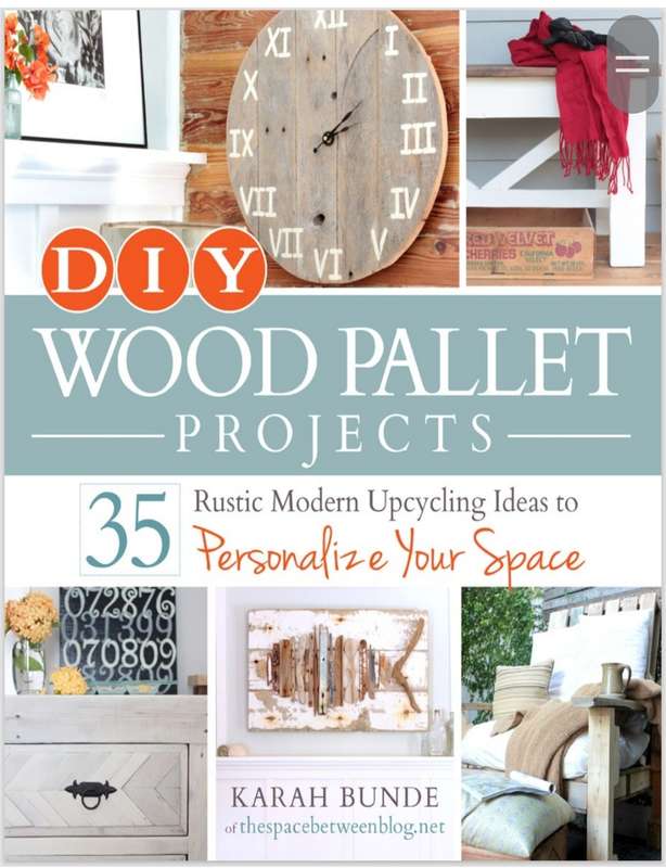 DIY Wood Pallet Projects - 35 Rustic Modern Upcycling ideas to Personalize your Space PDF EBOOK