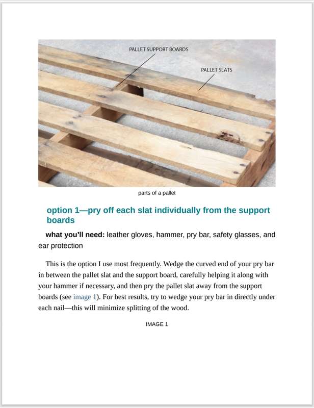 DIY Wood Pallet Projects - 35 Rustic Modern Upcycling ideas to Personalize your Space PDF EBOOK