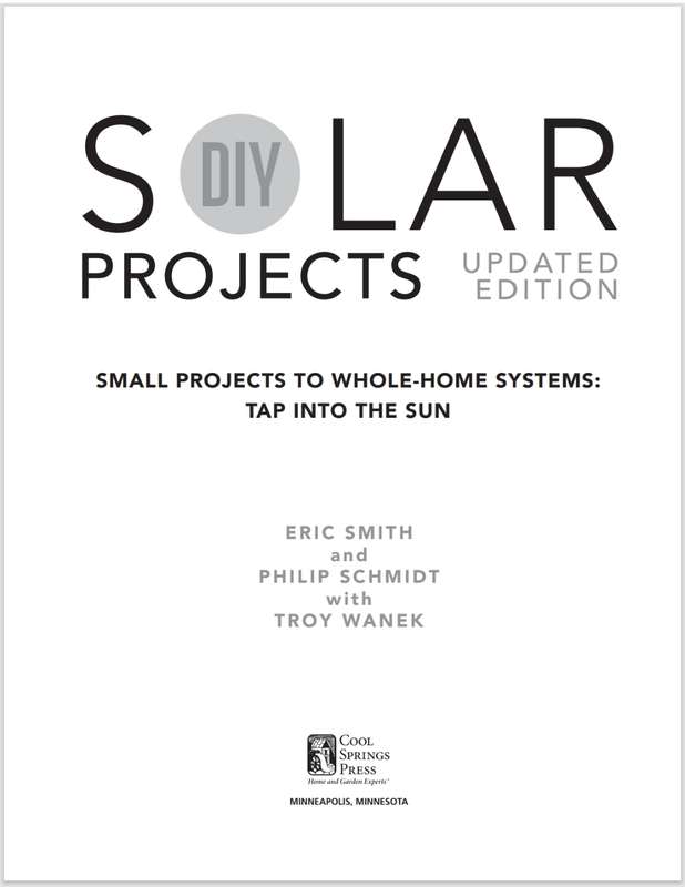 DIY Solar Projects Small Project to Whole Home Sytems: Tap into the sun PDF EBOOK