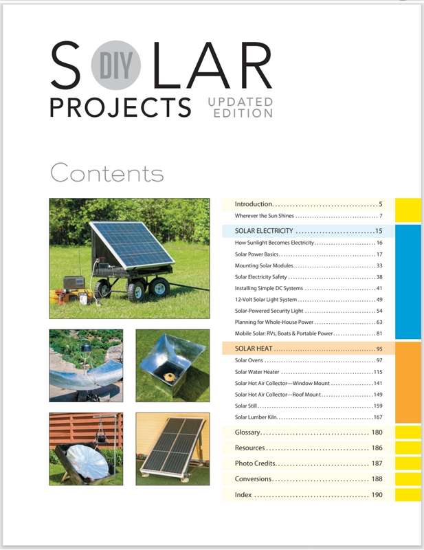 DIY Solar Projects Small Project to Whole Home Sytems: Tap into the sun PDF EBOOK
