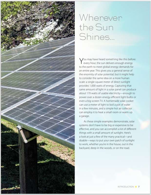 DIY Solar Projects Small Project to Whole Home Sytems: Tap into the sun PDF EBOOK