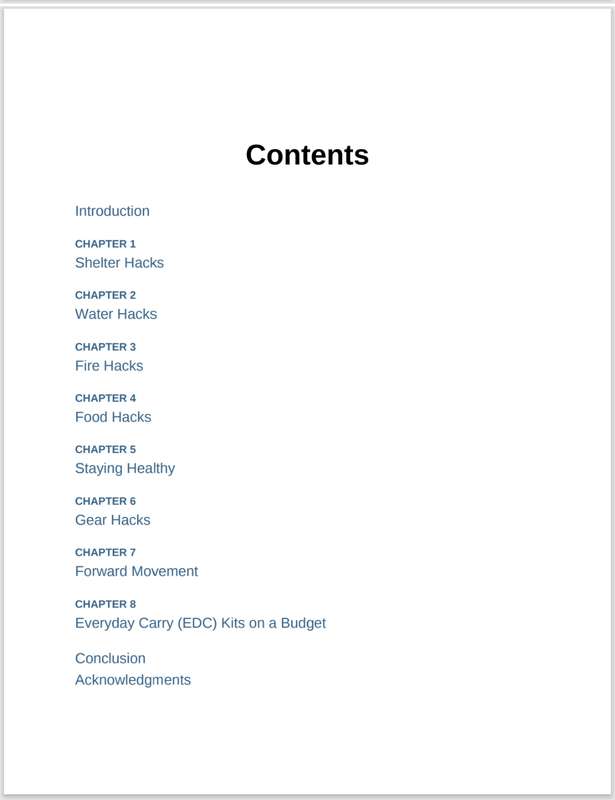 Survival Hacks PDF EBOOK