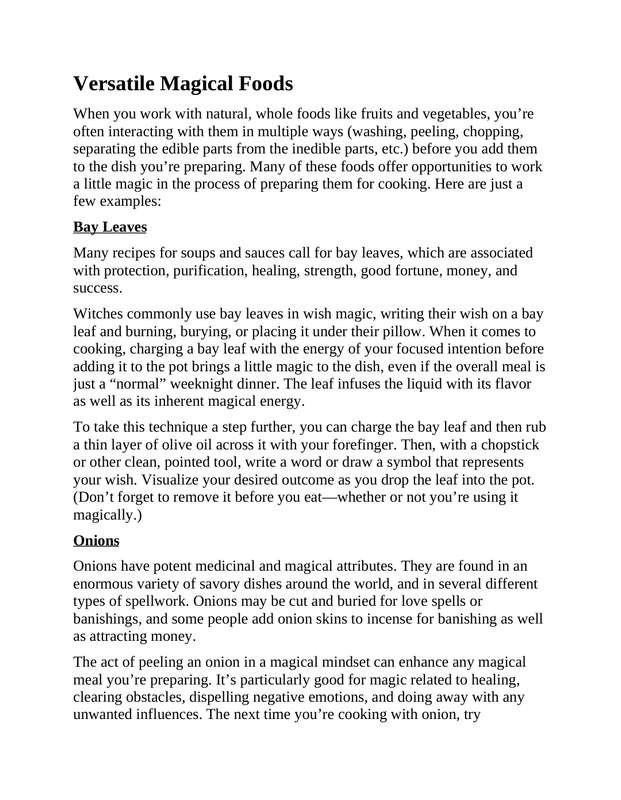 Wicca Kitchen Witchery PDF EBOOK