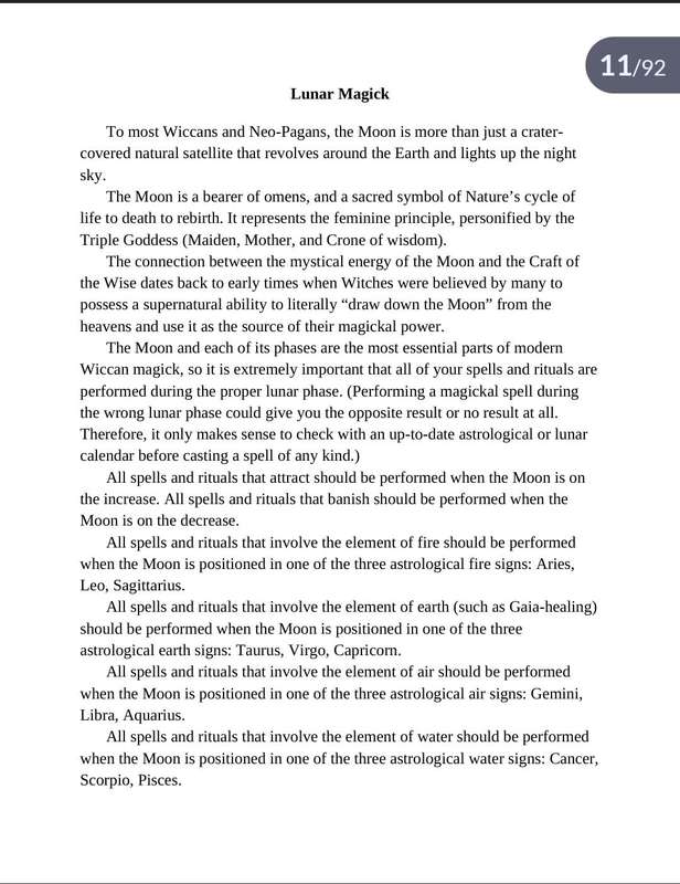 The Wicca Spellbook PDF EBOOK