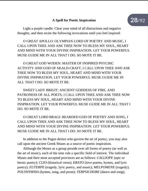The Wicca Spellbook PDF EBOOK