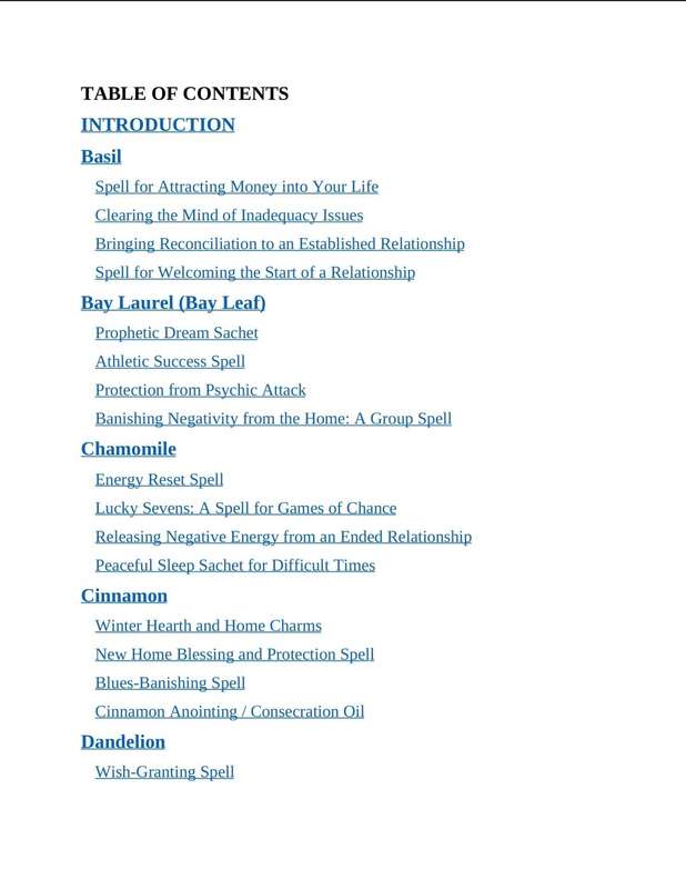 Wicxa Book of Herbal Spells PDF EBOOK