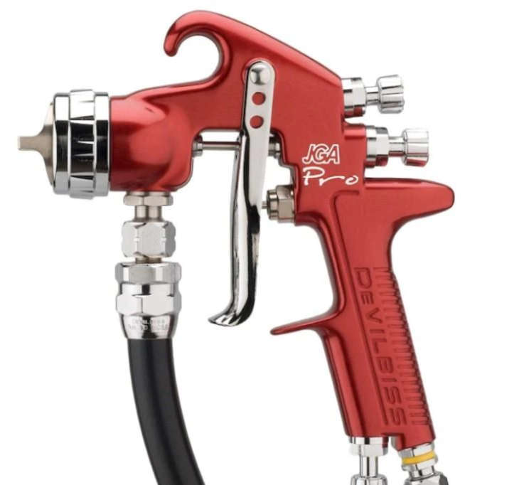 DeVILBISS JGA PRO Spray Gun + Service Kit