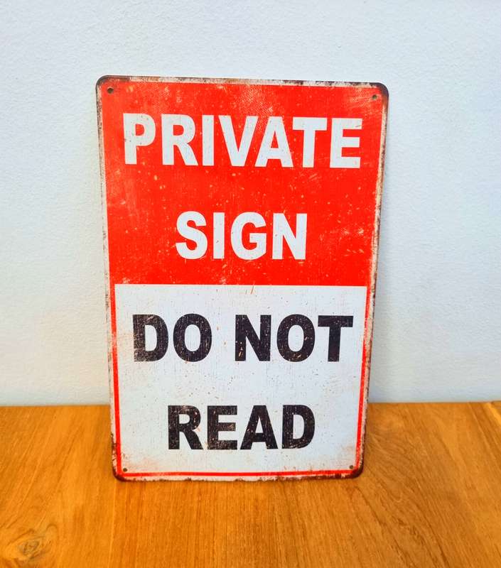 Retro Metal Sign