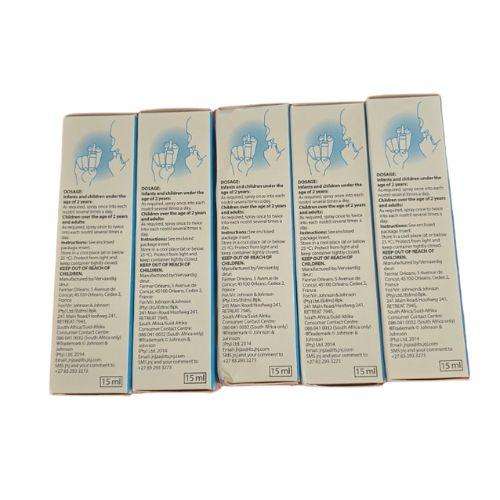 Sinutab Saline Nasal Spray  Pack of 5 (Expired, Still Effective)