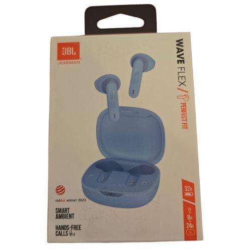 JBL Wave Flex True Wireless In-Ear Bluetooth Earphones - Blue
