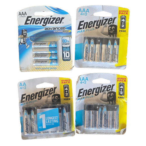 Energizer Max Plus AA & AAA Batteries (22 Batteries Total)
