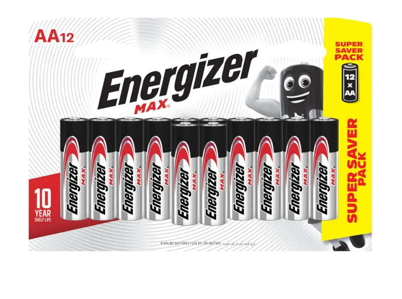 Energizer MAX Batteries, AA, 12 PACK