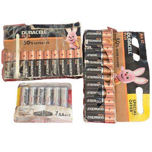 Duracell and Energizer Battery Bundle - New Packaging Damaged
