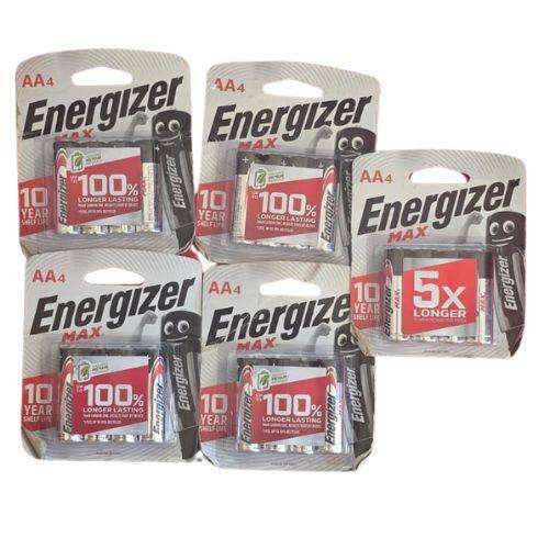 Energizer Max Battery Bundle - AA (20 x Batteries)