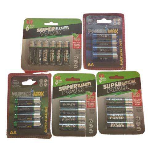 AA Battery Bundle 5 Packs | Mixed Brands | 22 Batteries
