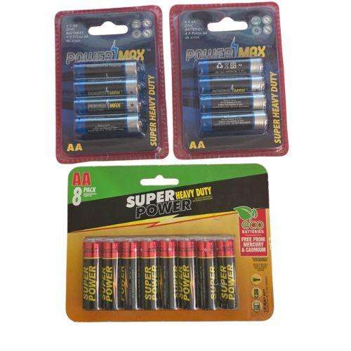 AA Battery Combo Bundle (Mix Pack) 16 Batteries