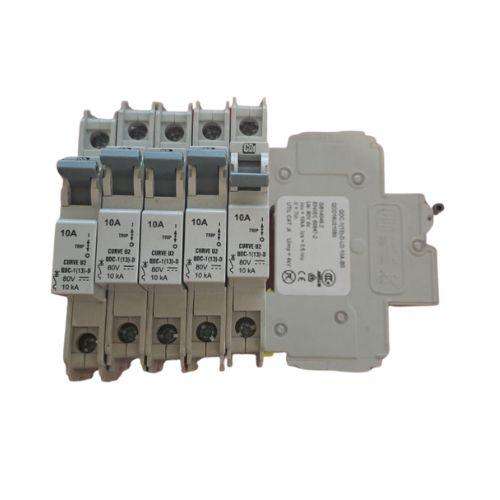 6 x  10A Circuit Breaker | BBC-1T132-10 | 80V DC | 10kA - Brand New