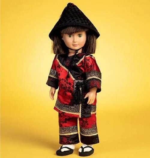 McCalls Crafts - M6855 - International Costumes for 18 inch Dolls - Sewing Pattern