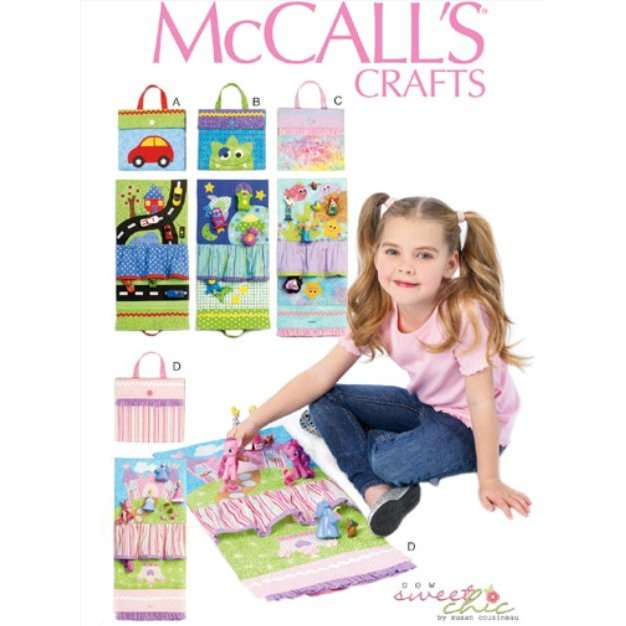McCalls Crafts M6934 - Travel Toy Tote Mat - Sewing Pattern