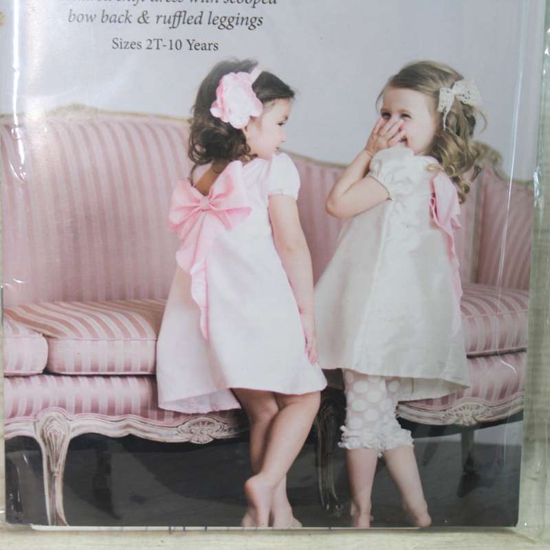 Violette Field Threads - Girl Size The Piper Dress and Ruffled Leggings - Sewing Pattern