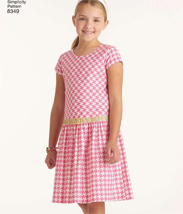 Simplicity 8349 - American Girl Brand - Girls Party Dresses - Sewing Pattern