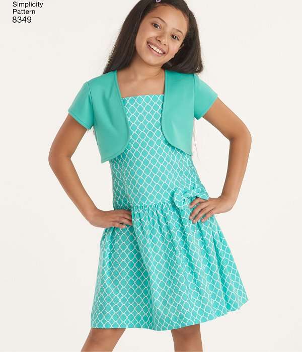 Simplicity 8349 - American Girl Brand - Girls Party Dresses - Sewing Pattern