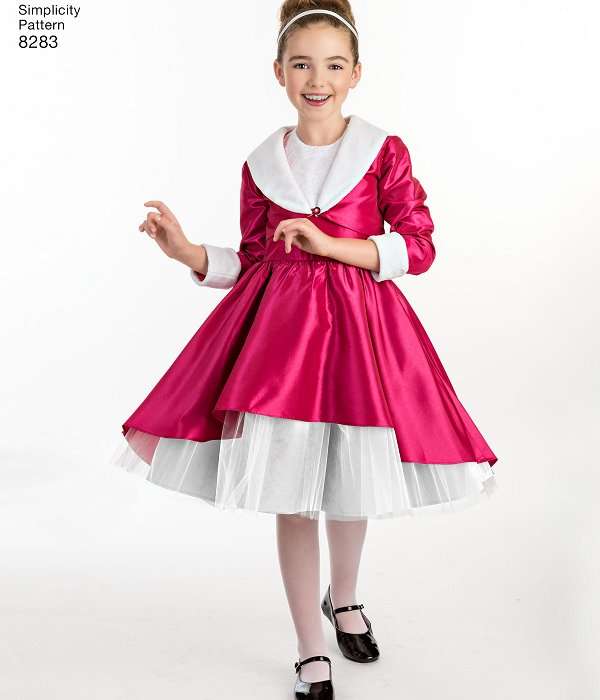 Simplicity 8283 - American Girl Brand - Girls Party Dresses - Sewing Pattern