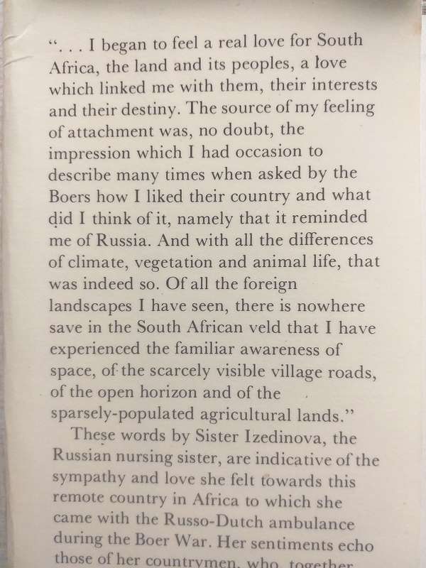 A few months with the Boers (Sophia Izedinova)