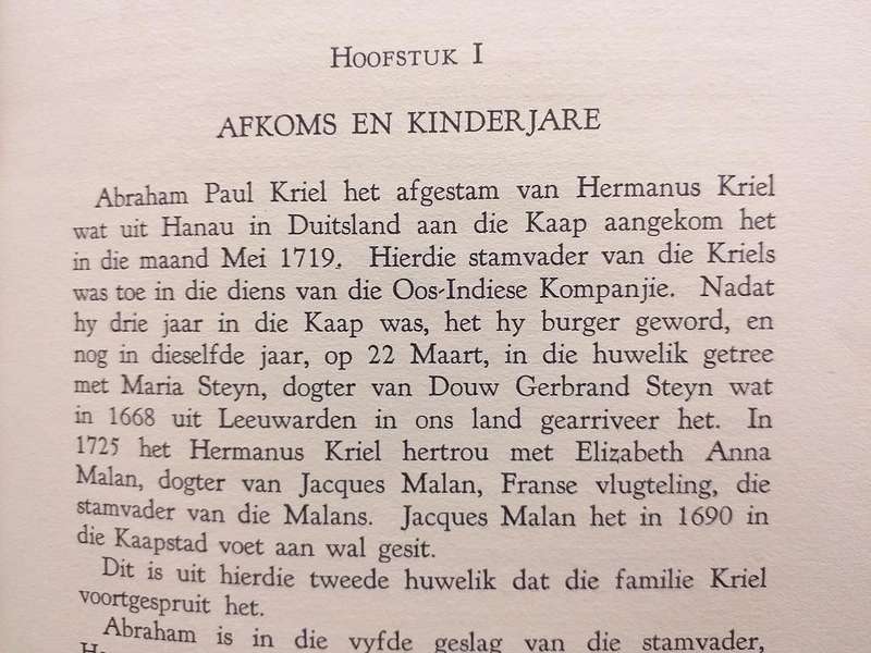 Abraham Paul Kriel sy lewe en werk (JD Kestell)